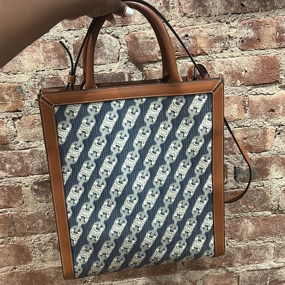 Celine mini vertical cabas denim - Picture 4 of 8